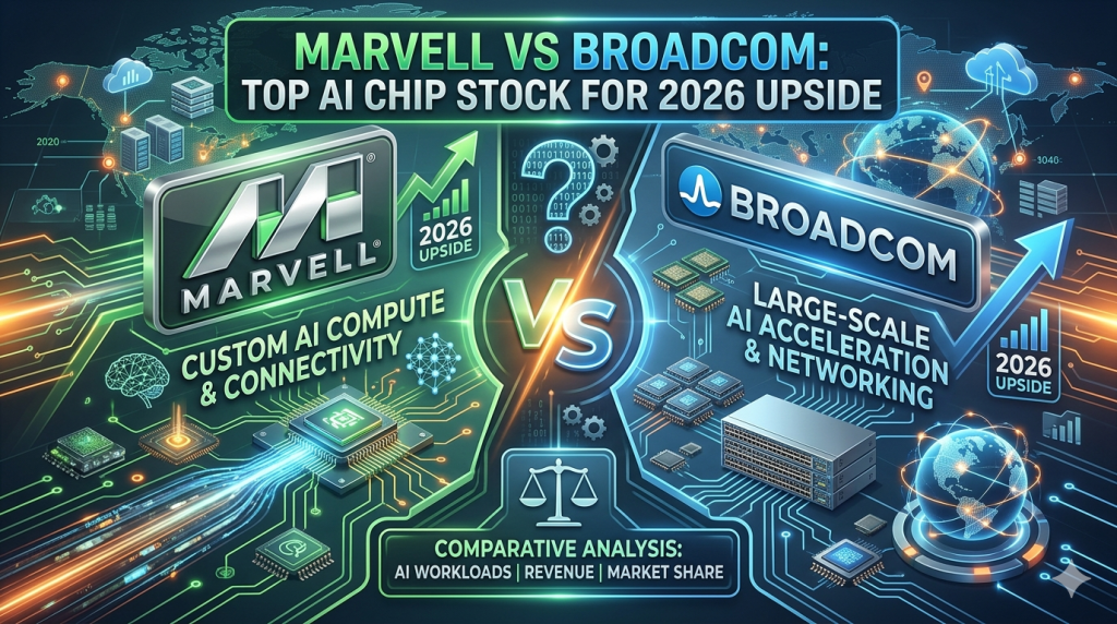 Marvell vs Broadcom: Top AI Chip Stock for 2026 Upside - QUE.com
