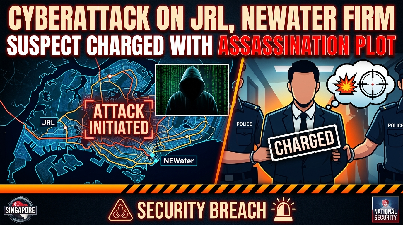 Cyberattack on JRL, NEWater Firm; Suspect Charged with Assassination Plot