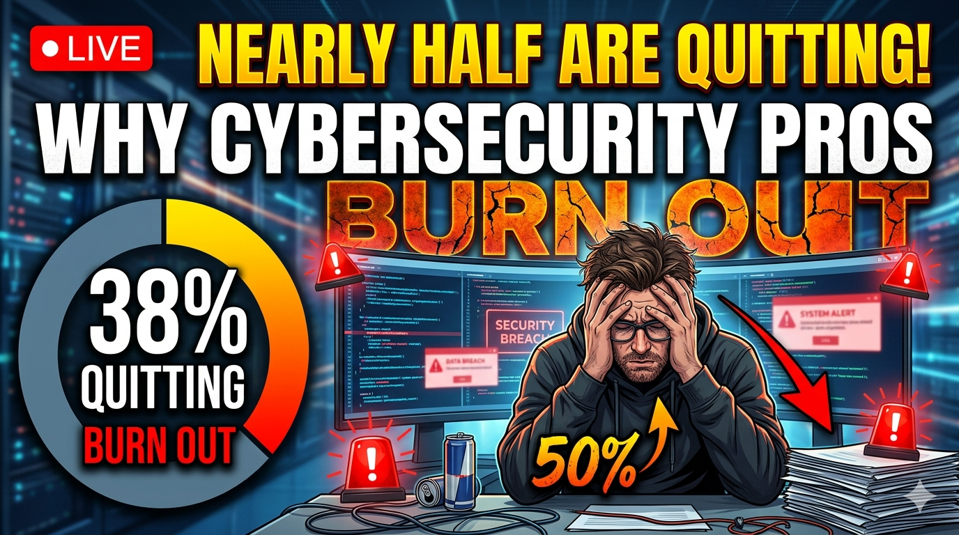 Why Nearly Half of Cybersecurity Pros Are Quitting Over Burnout