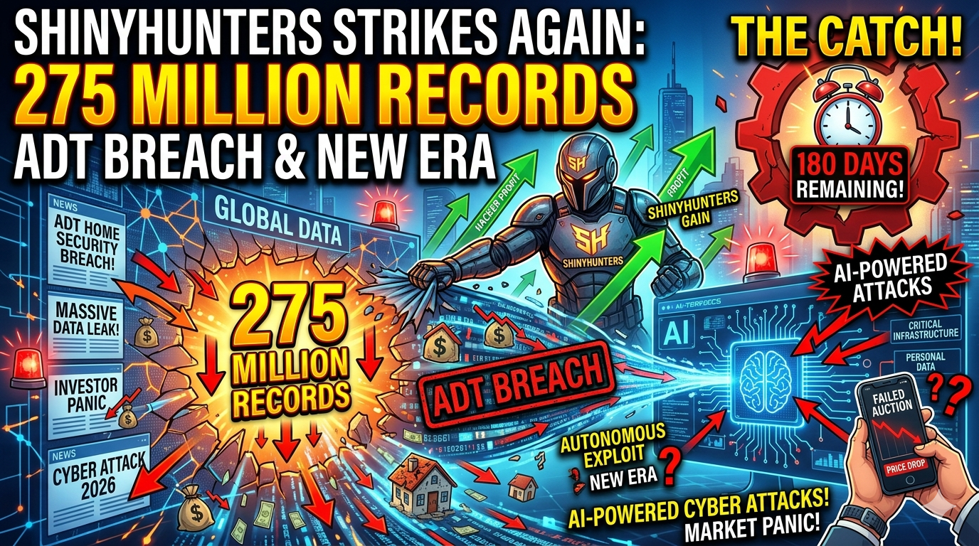 ShinyHunters Strikes Again: 275 Million Records, ADT Breach, and the New Era of AI-Powered Cyber Attacks