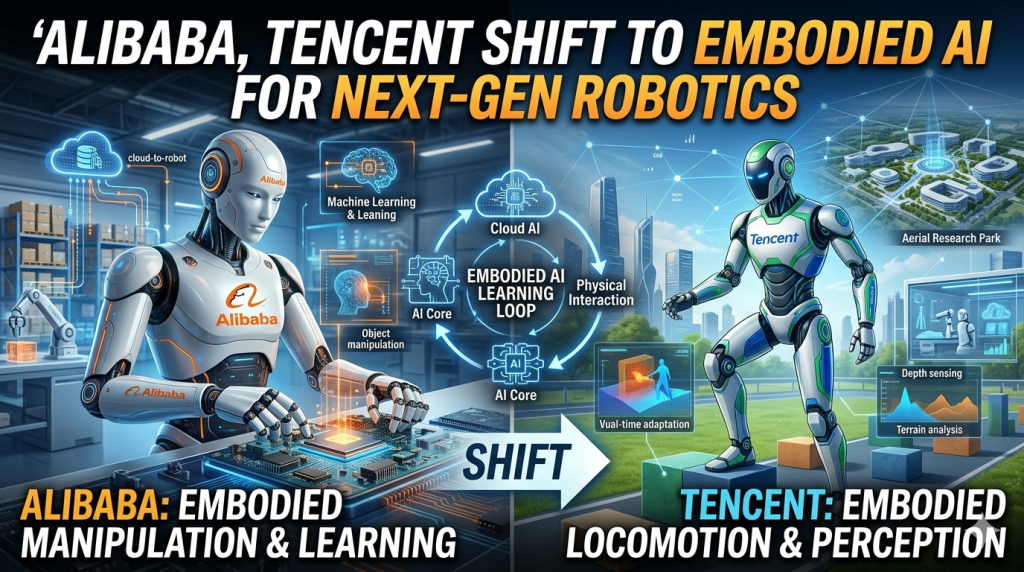Alibaba, Tencent Shift to Embodied AI for Next‑Gen Robotics - QUE.com