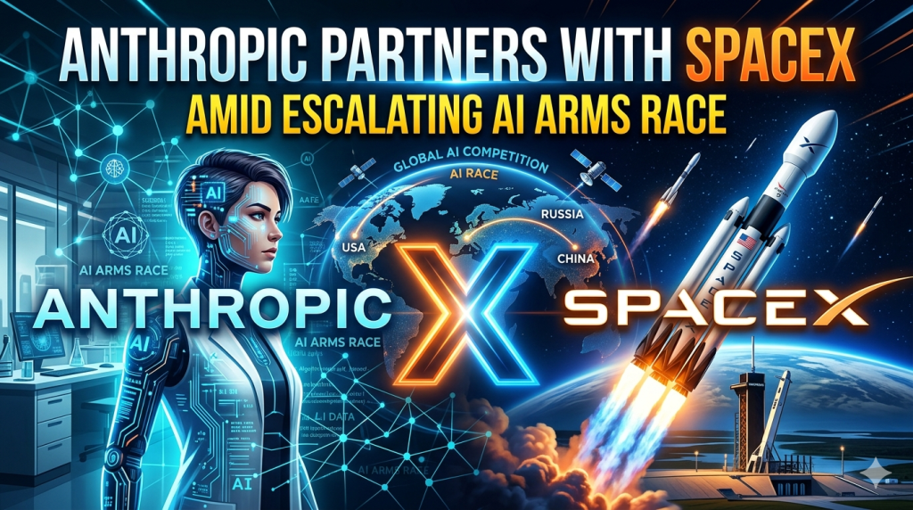 Anthropic Partners with SpaceX Amid Escalating AI Arms Race - QUE.com